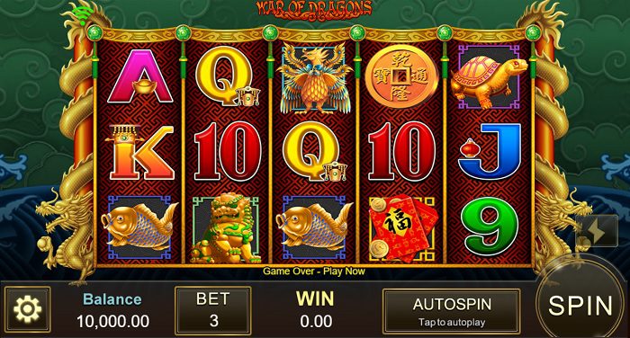 jili slot game War Of Dragons review