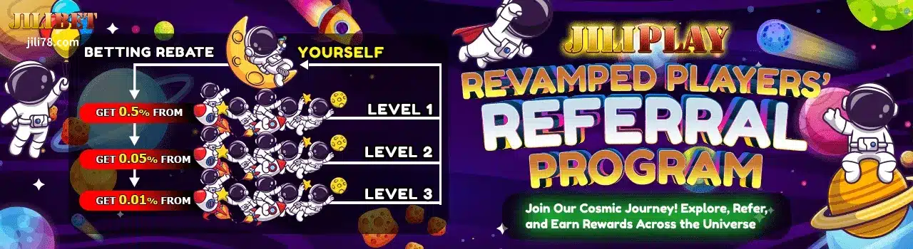 Nasasabik kaming ilunsad ang aming pinahusay na programa ng referral! Sumali sa JILIBET sa upgraded referral adventure na ito