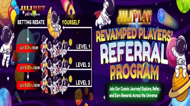 Nasasabik kaming ilunsad ang aming pinahusay na programa ng referral! Sumali sa JILIBET sa upgraded referral adventure na ito