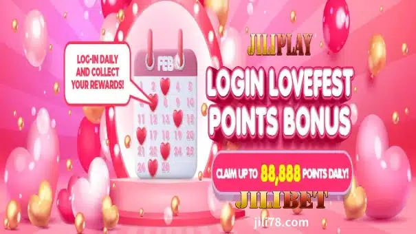 JILIBET Log-in Lovefest Points Bonus