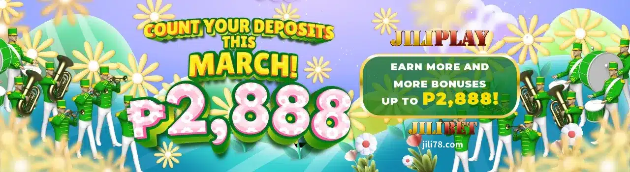 JILIBET March Deposit Count Bonus